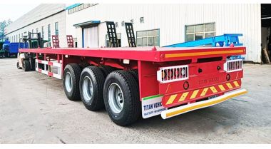 3 Axle Flatbed Trailer will be sent to Saudi Arabia