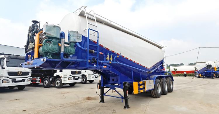 40CBM Cement Powder Semi Trailer for Sale in Jeddah KSA
