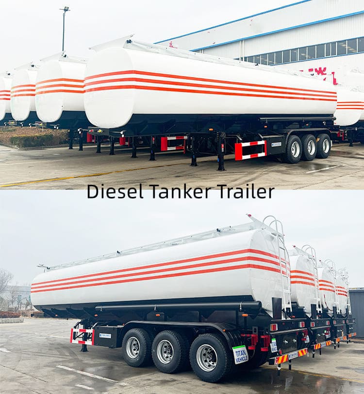 3 Axle 45000 Litres Diesel Tanker Trailer for Sale in Saudi Arabia
