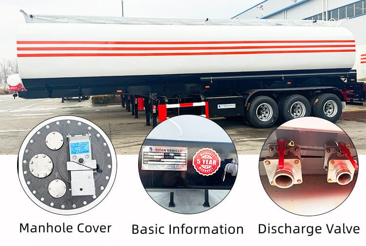 3 Axle 45000 Litres Diesel Tanker Trailer for Sale in Saudi Arabia