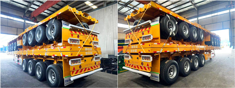 4 Axle Semi Flatbed Trailers for Sale in Saudi Arabia