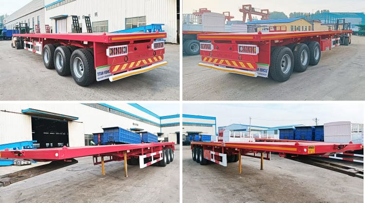 3 Axle Flatbed Trailer for Sale in Saudi Arabia