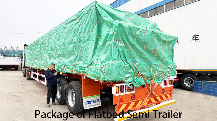 Tri Axle Flatbed Semi Trailer Manufacturers for Sale in Saudi Arabia