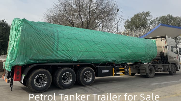 3 Axle 45000 Liters Petrol Tanker Trailer for Sale in Saudi Arabia Dammam