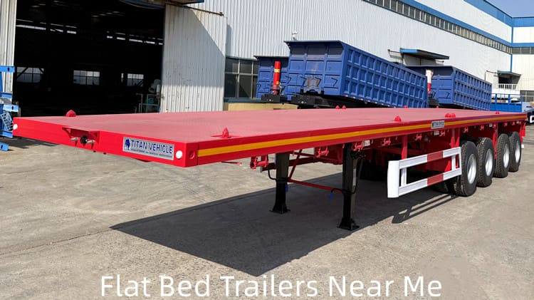 4 Axle Flat Bed Trailers for Sale Near Me in Saudi Arabia Jeddah