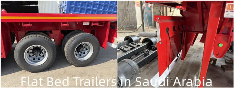 4 Axle Flat Bed Trailers for Sale Near Me in Saudi Arabia Jeddah