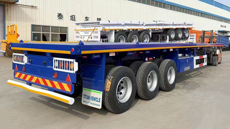 3 Axle Flatbed Semi Trailer for Sale Near Me in Saudi Arabia