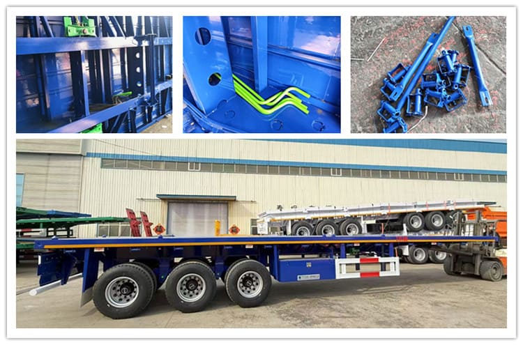 3 Axle Flatbed Semi Trailer for Sale Near Me in Saudi Arabia
