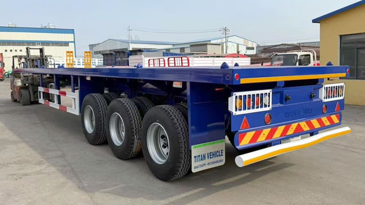 3 Axle Flatbed Semi Trailer for Sale Near Me in Saudi Arabia