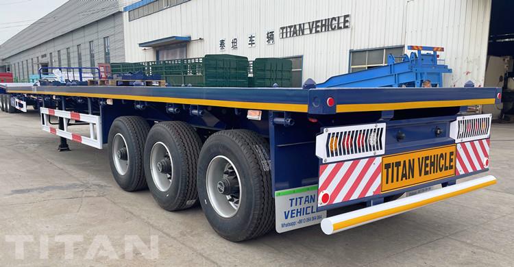 Single Tire Flat Bed Trailer for Sale in Saudi Arabia