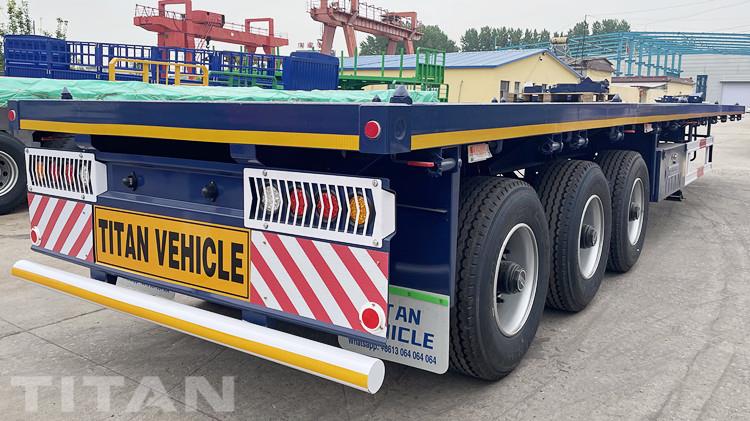 Single Tire Flat Bed Trailer for Sale in Saudi Arabia