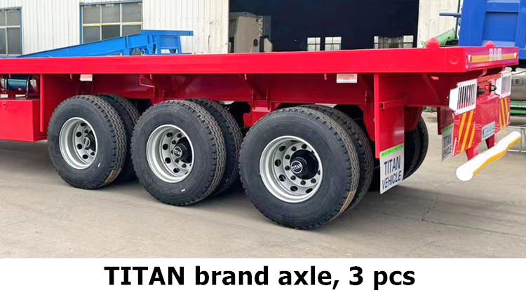 3 Axle Flatbed Semi Trailer for Sale Near Me Manufacturers in Saudi Arabia