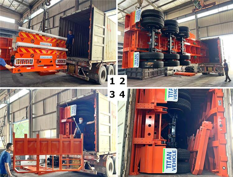 40FT Flat Bed Trailers for Sale Near Me in Saudi Arabia Jeddah