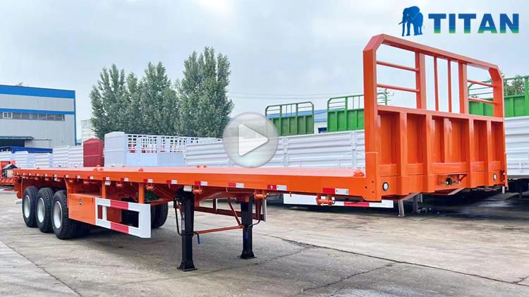 40FT Flat Bed Trailers for Sale Near Me in Saudi Arabia Jeddah