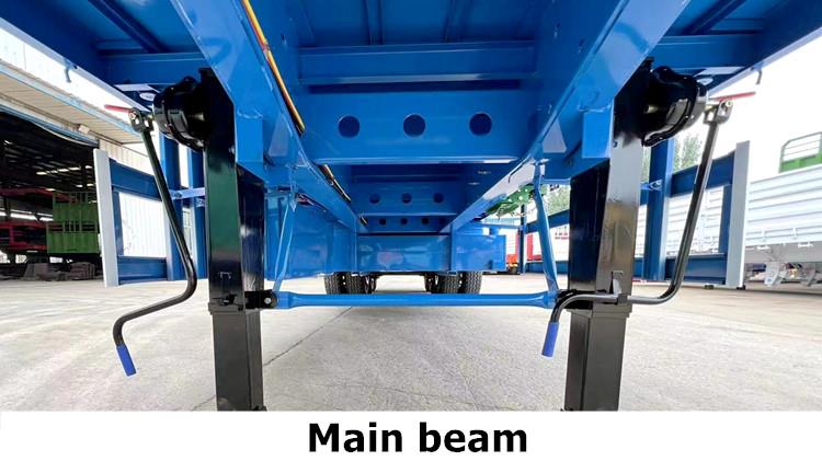 Cheap Tri Axle 40 Ft Flatbed Trailer for Sale Cost in Saudi Arabia Dammam
