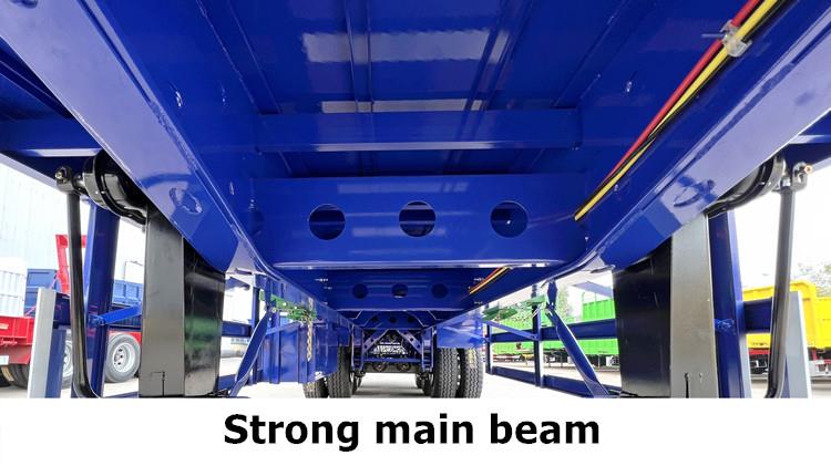 Tri Axle Flat Deck Trailer for Sale Manufacturers in Saudi Arabia