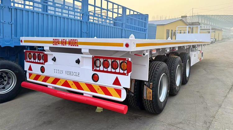 40 Foot Flat Bed Trailer for Sale Price Cost in Saudi Arabia KSA