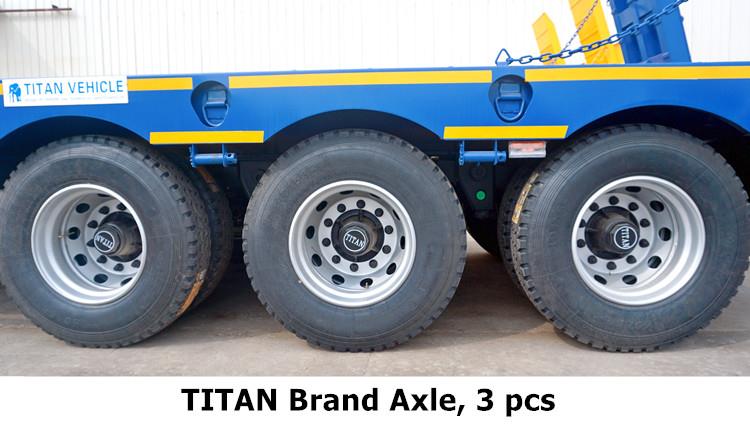 40 Feet 50 Ton Low Bed Semi Trailer for Sale in Saudi Arabia KSA