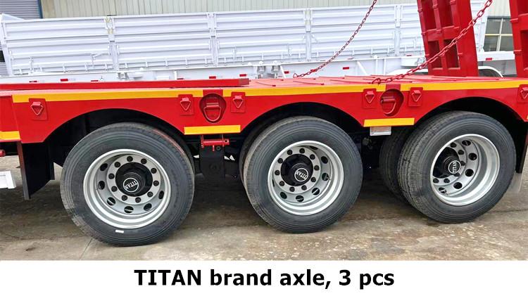 Tri Axle Semi Low Loader Trailer for Sale in Saudi Arabia KSA
