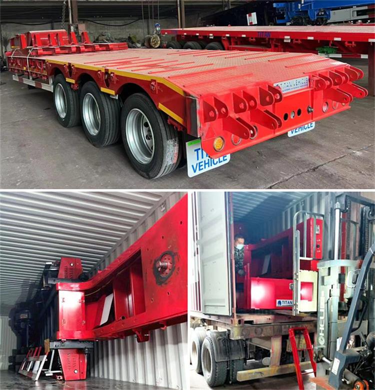 Tri Axle Semi Low Loader Trailer for Sale in Saudi Arabia KSA