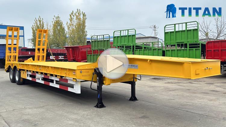 2 Axle Lowbed Trailer Truck for Sale in Saudi Arabia Riyadh