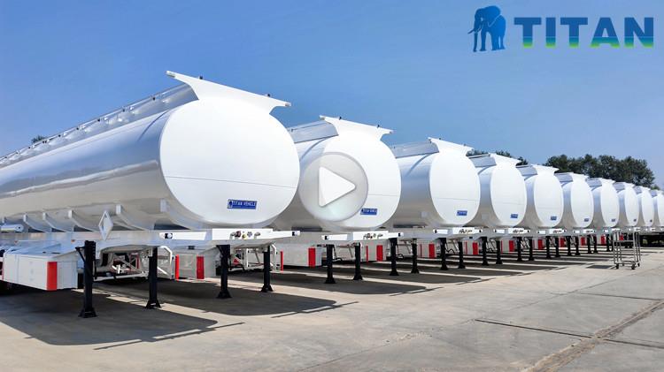 Diesel Fuel Tanker Trailer for Sale in Saudi Arabia Dammam