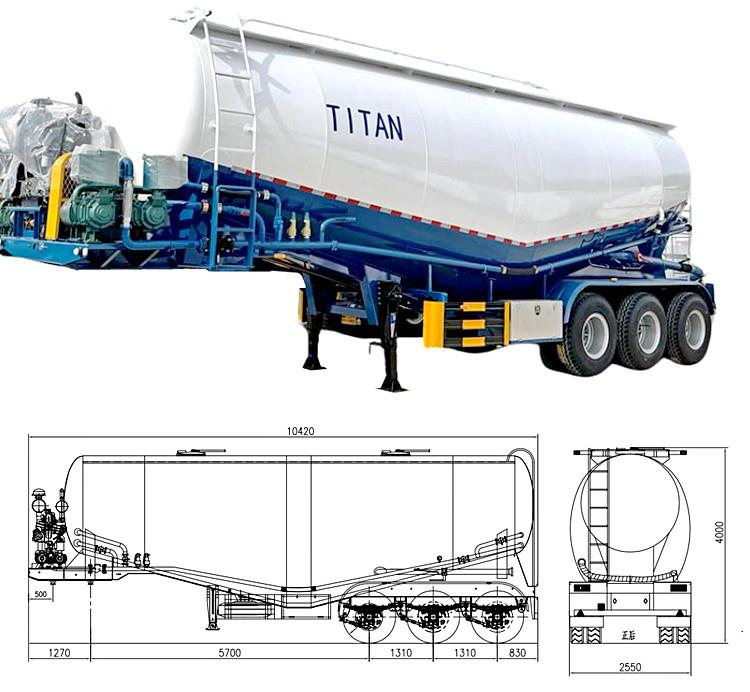 Cement Bulker Truck Price - Bulk Powder Tanker Trailer for Sale in Saudi Arabia