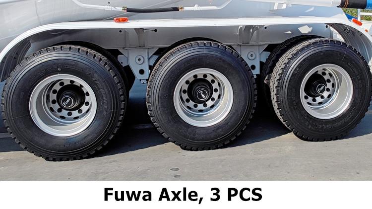 Pneumatic Bulk Cement Tanker Truck Trailer in Saudi Arabia Jeddah