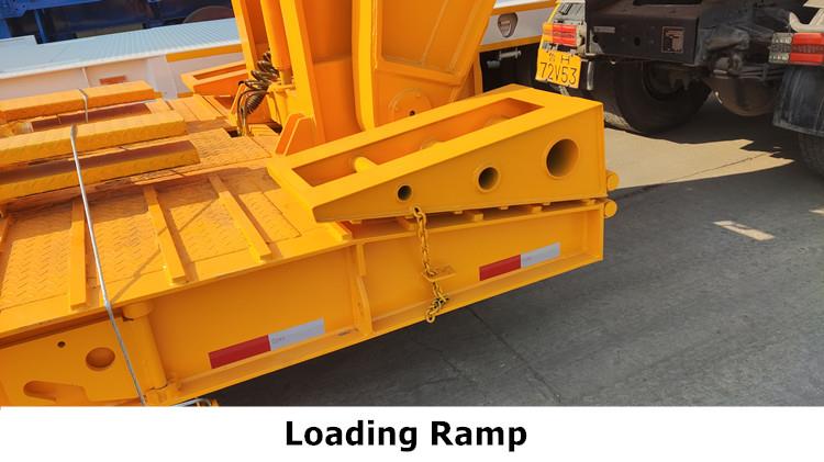 Hydraulic Gooseneck Lowboy Trailer for Sale in Saudi Arabia KSA