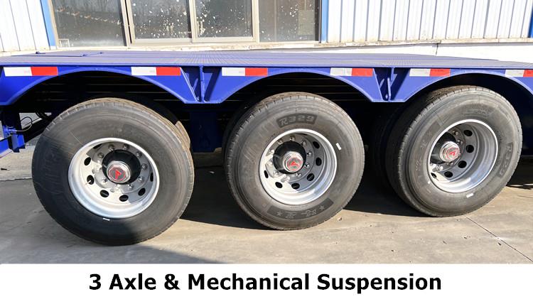 Detachable Lowboy Gooseneck Trailer for Sale in Saudi Arabia Jeddah
