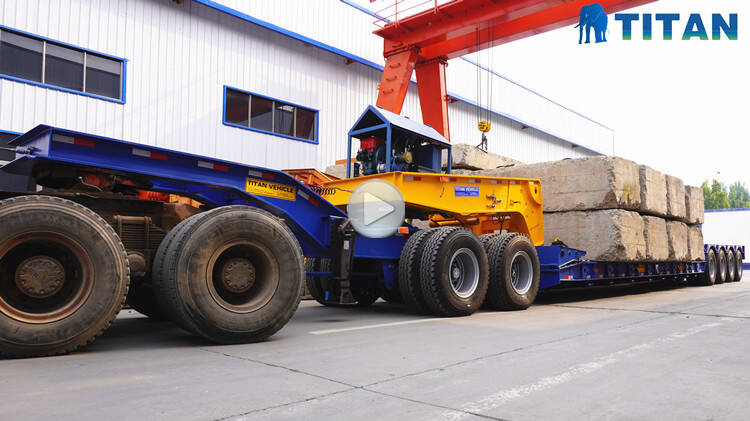 Front Loading Removable Gooseneck Trailer in Saudi Arabia Dammam
