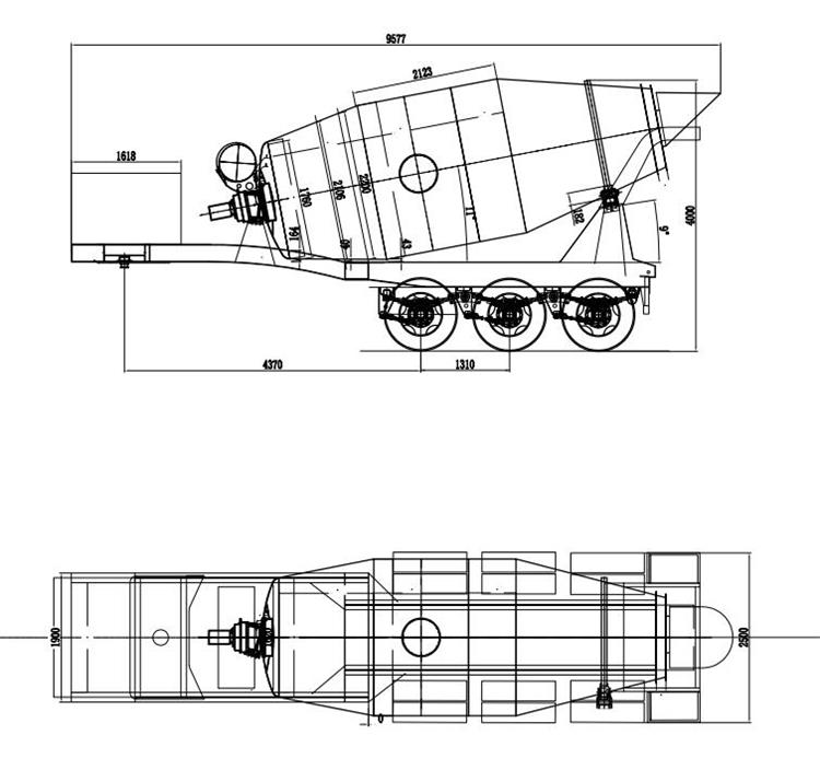 Cement Concrete Mixer Trailer for Sale Price in Saudi Arabia