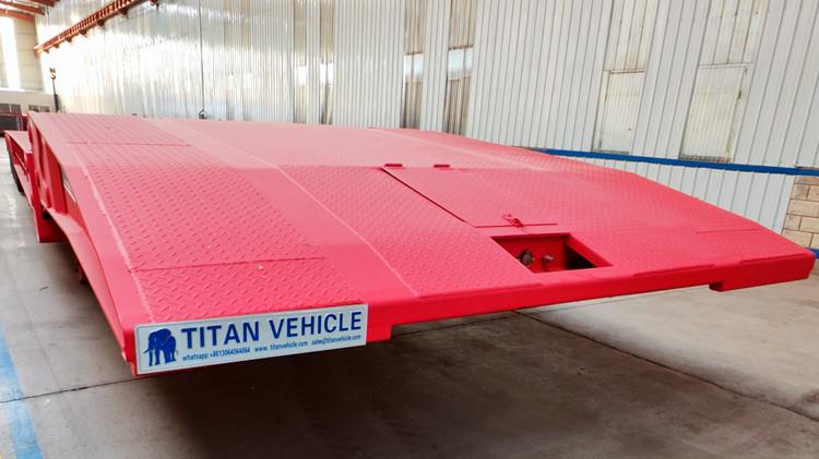 Folding Gooseneck Lowboy Trailer for Sale in Saudi Arabia