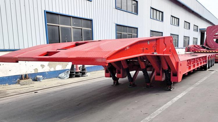 Folding Gooseneck Lowboy Trailer for Sale in Saudi Arabia