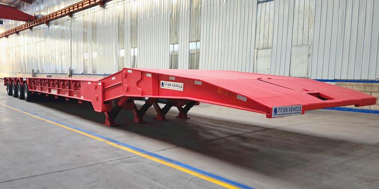 Folding Gooseneck Lowboy Trailer for Sale in Saudi Arabia