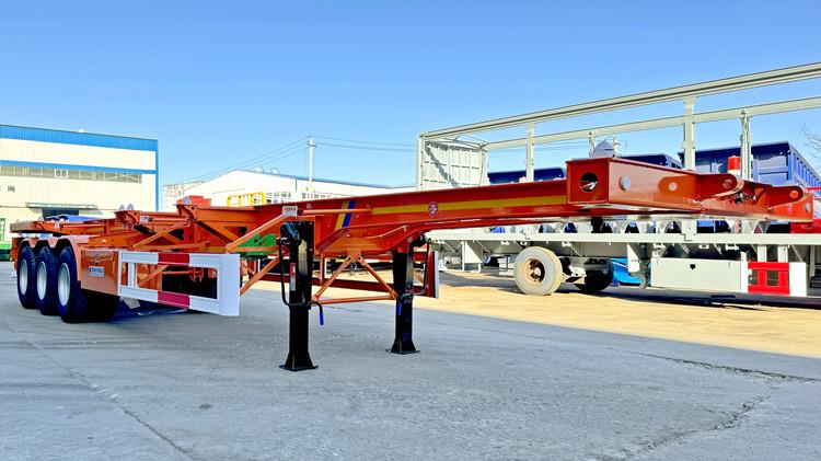 Tri Axle 40 Foot Container Chassis Trailer for Sale Near Me in Saudi Arabia