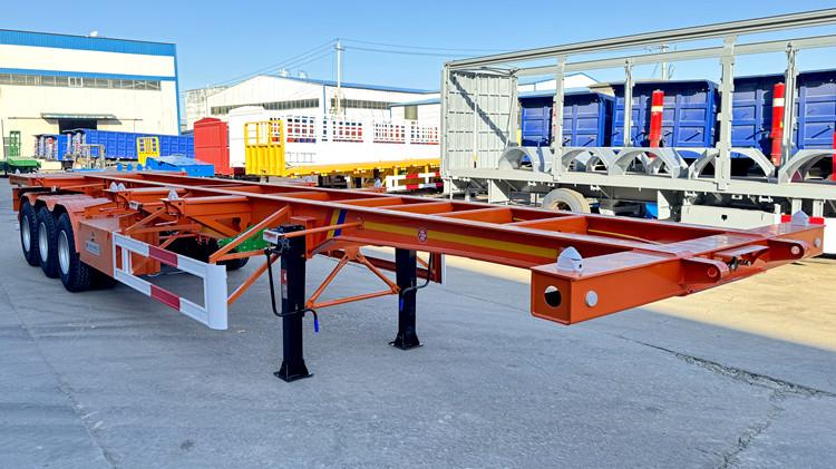 Tri Axle 40 Foot Container Chassis Trailer for Sale Near Me in Saudi Arabia