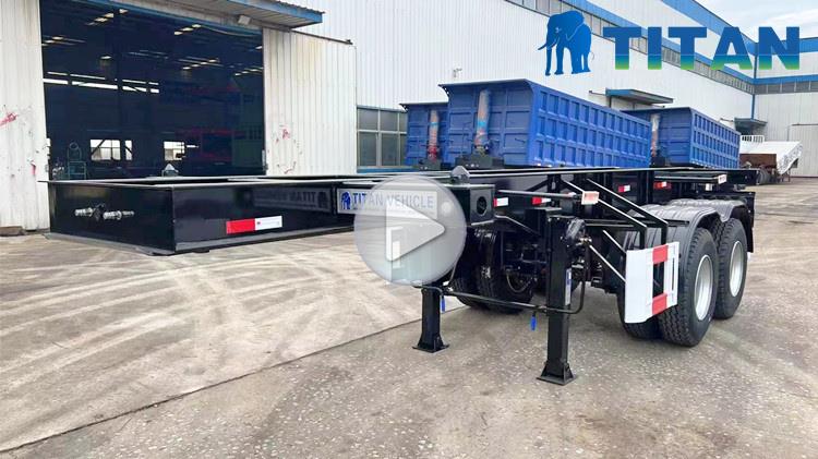 20 Ft Shipping Container Trailer for Sale in Saudi Arabia
