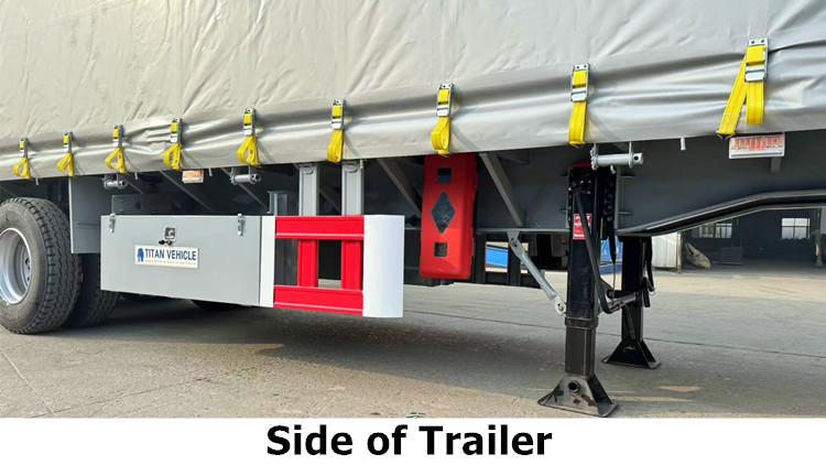 45FT Curtainside Tautliner Trailer for Sale in Saudi Arabia