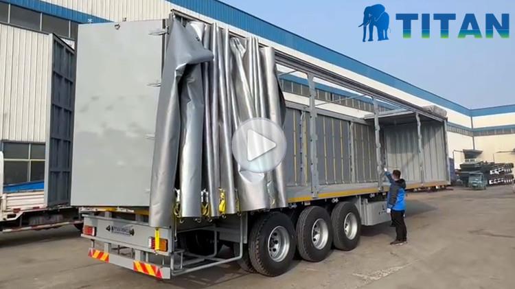 45FT Curtainside Tautliner Trailer for Sale in Saudi Arabia