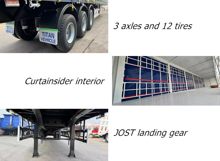 40 Foot Flatbed Curtain Side Trailer for Sale in Saudi Arabia