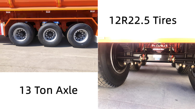 End Dump Trailer for Sale in Saudi Arabia
