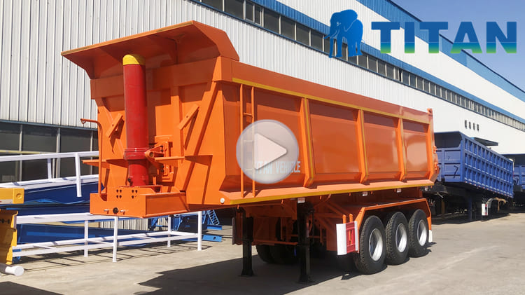End Dump Trailer for Sale in Saudi Arabia