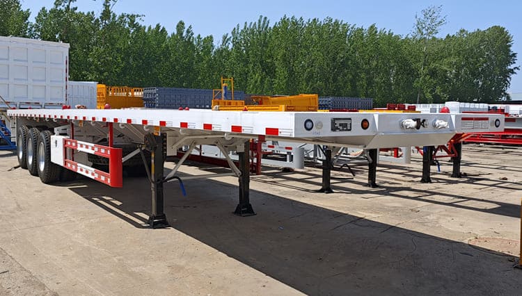 Semi Truck Flatbed Trailer for Sale in Saudi Arabia