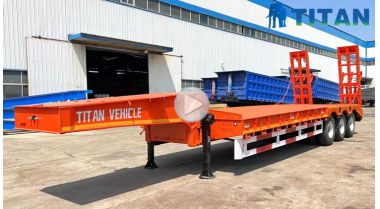 3 Axle 60 Ton Low Bed Trailer