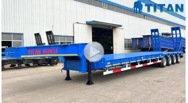100 Ton 4 Axle Low Bed Trailer