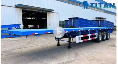 Tri Axle 40 Ft Flatbed Trailer